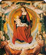 The Virgin in Glory Surrounded by Angels Jean Hey